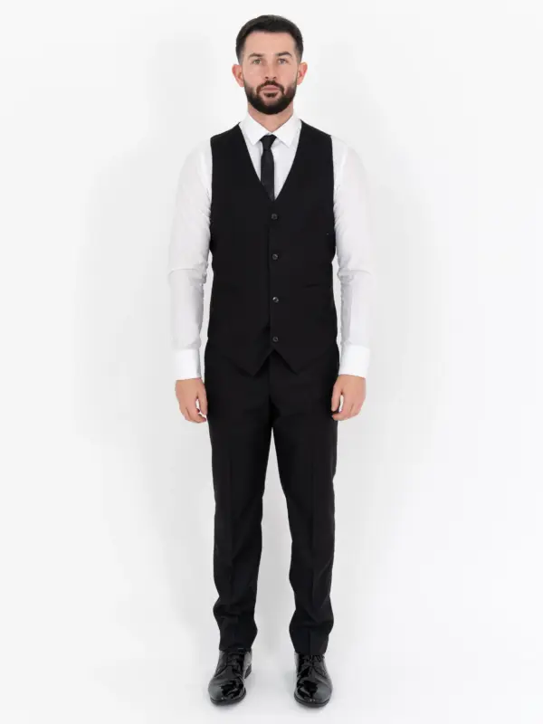 Thomas - Black Three Piece Suit 20 Thomas - black three piece suit