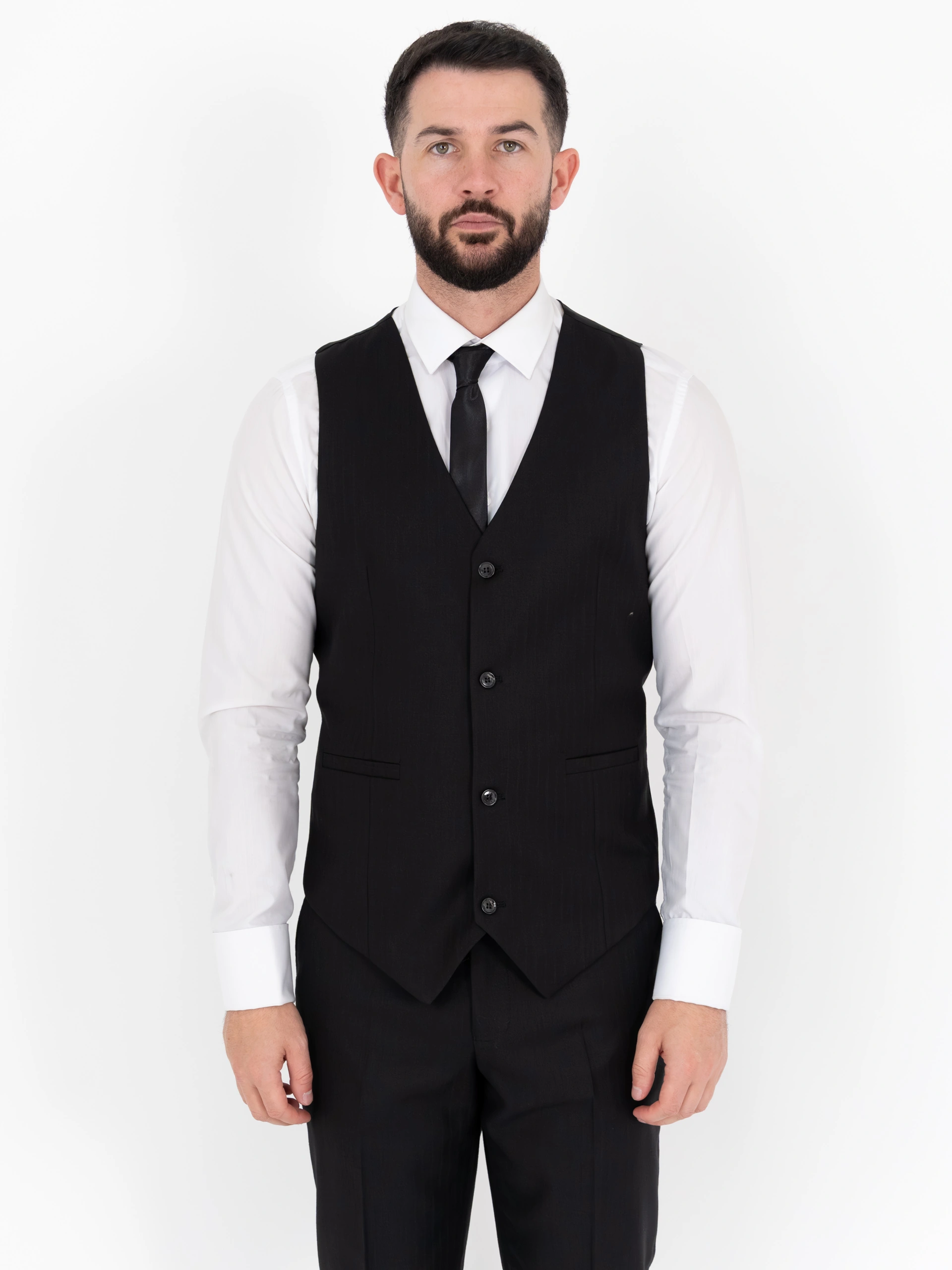Thomas - Black Three Piece Suit 8 Thomas - black three piece suit - image 8