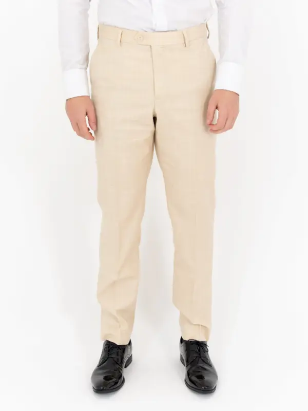 Thomas - cream three piece suit