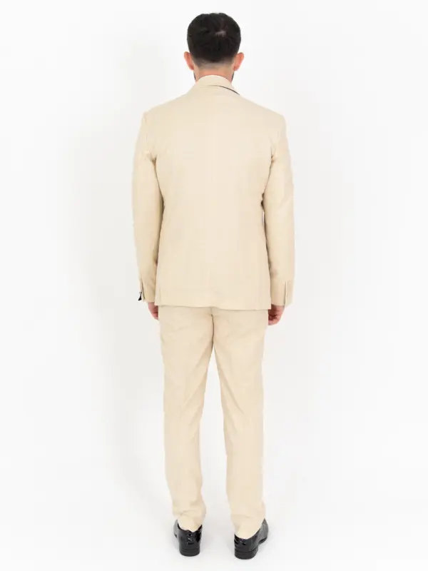 Thomas - cream three piece suit