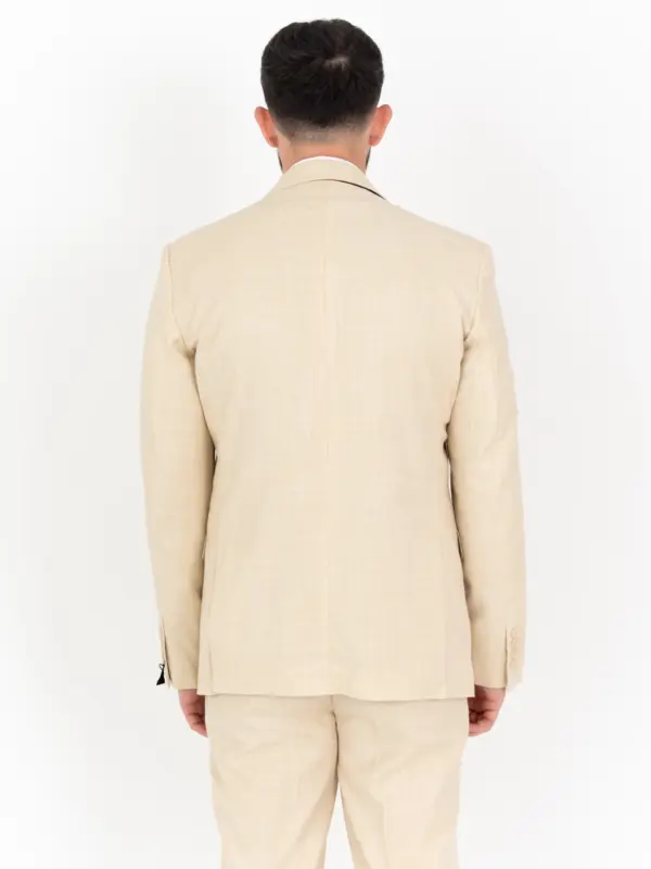 Thomas - cream three piece suit