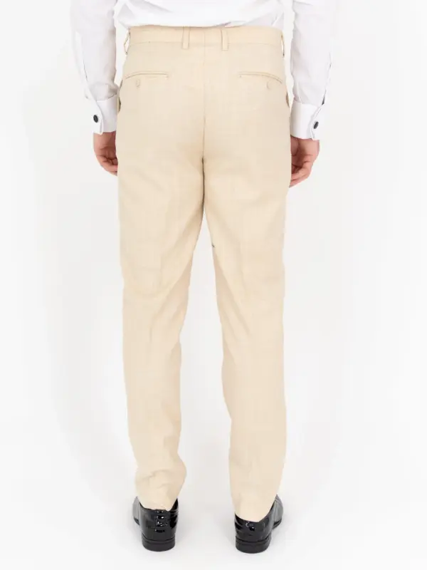 Thomas - cream three piece suit
