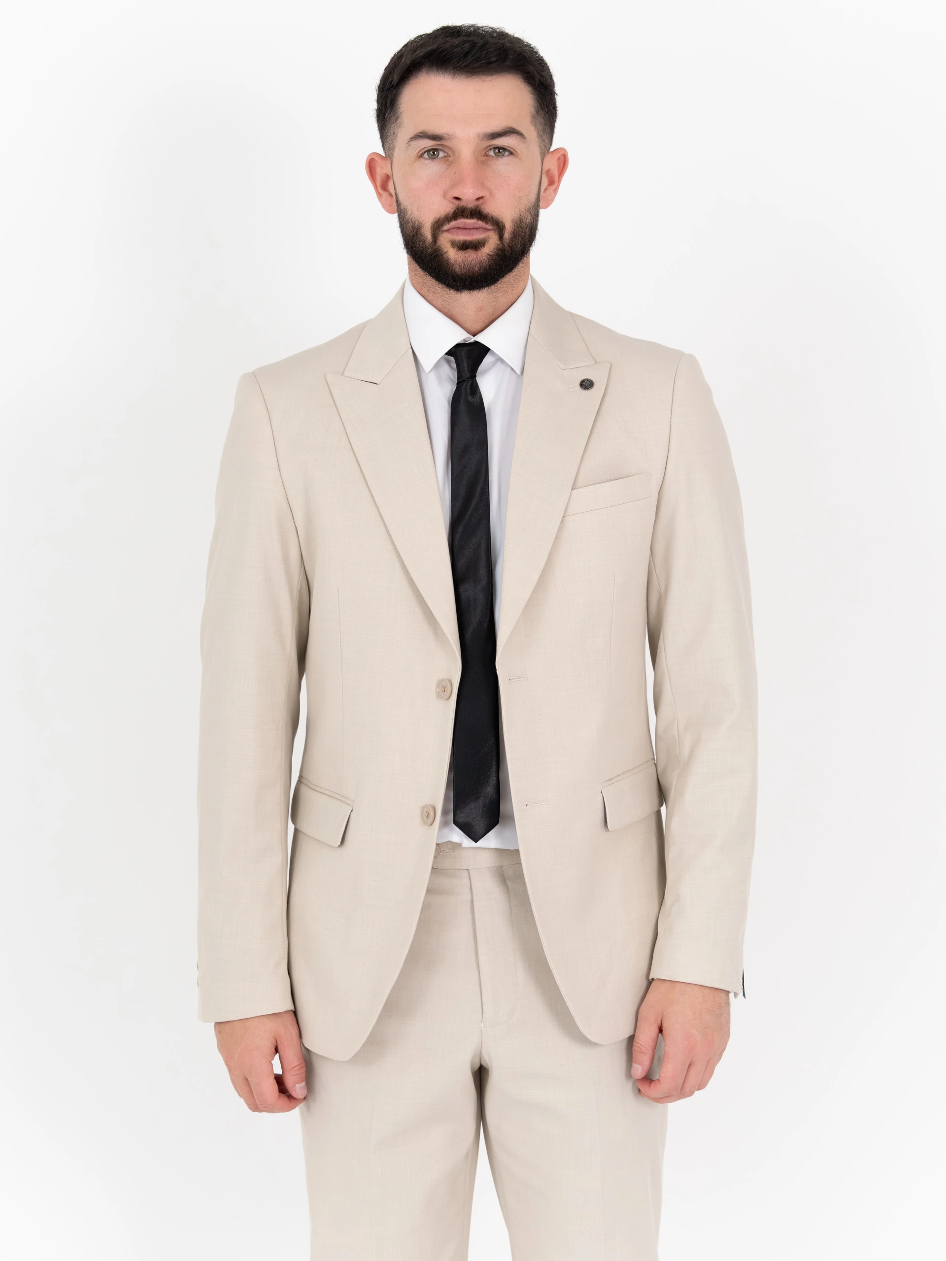 Winston - Stone Three Piece Suit 2 Winston - stone three piece suit - image 2