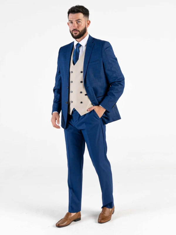 Angelo - Royal Blue Three Piece Suit 10 Angelo - Royal Blue Three Piece Suit