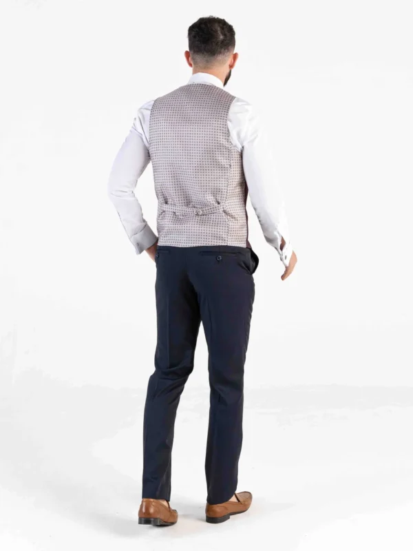 Angelo - Combi Beige Checks Three Piece Suit 16 Angelo - Combi Beige Checks Three Piece Suit