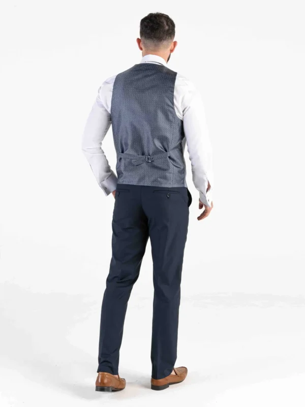 Angelo - Navy Checks Three Piece Suit 16 Angelo - Navy Checks Three Piece Suit