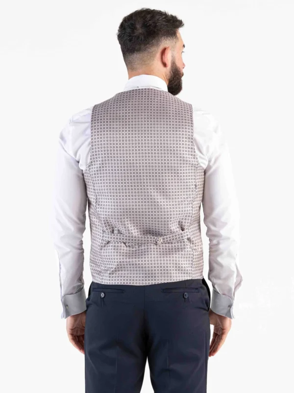 Angelo - Combi Beige Checks Three Piece Suit 17 Angelo - Combi Beige Checks Three Piece Suit