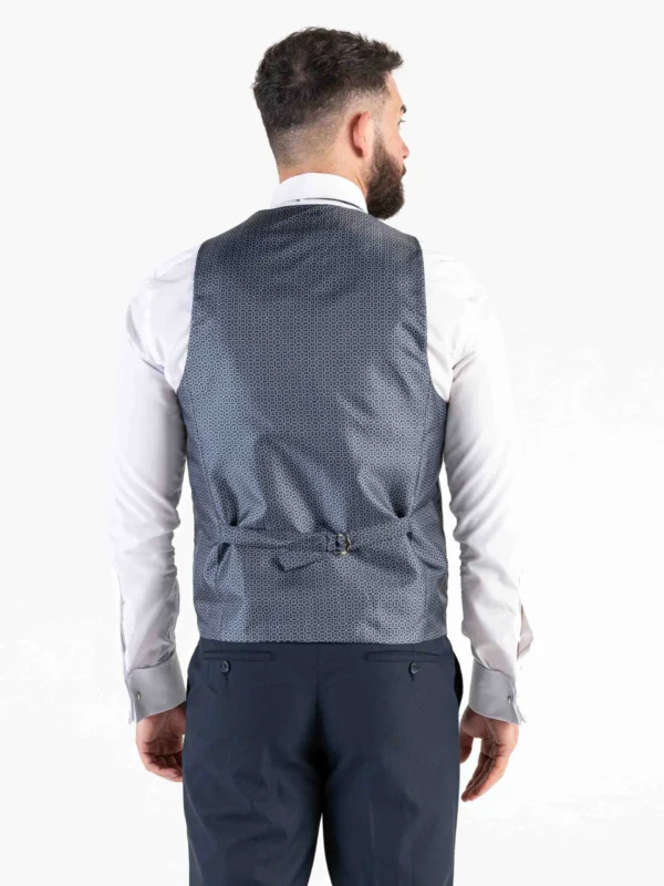 Angelo - Navy Checks Three Piece Suit 17 Angelo - Navy Checks Three Piece Suit